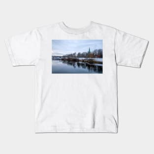 Cathedral in Winter Kids T-Shirt